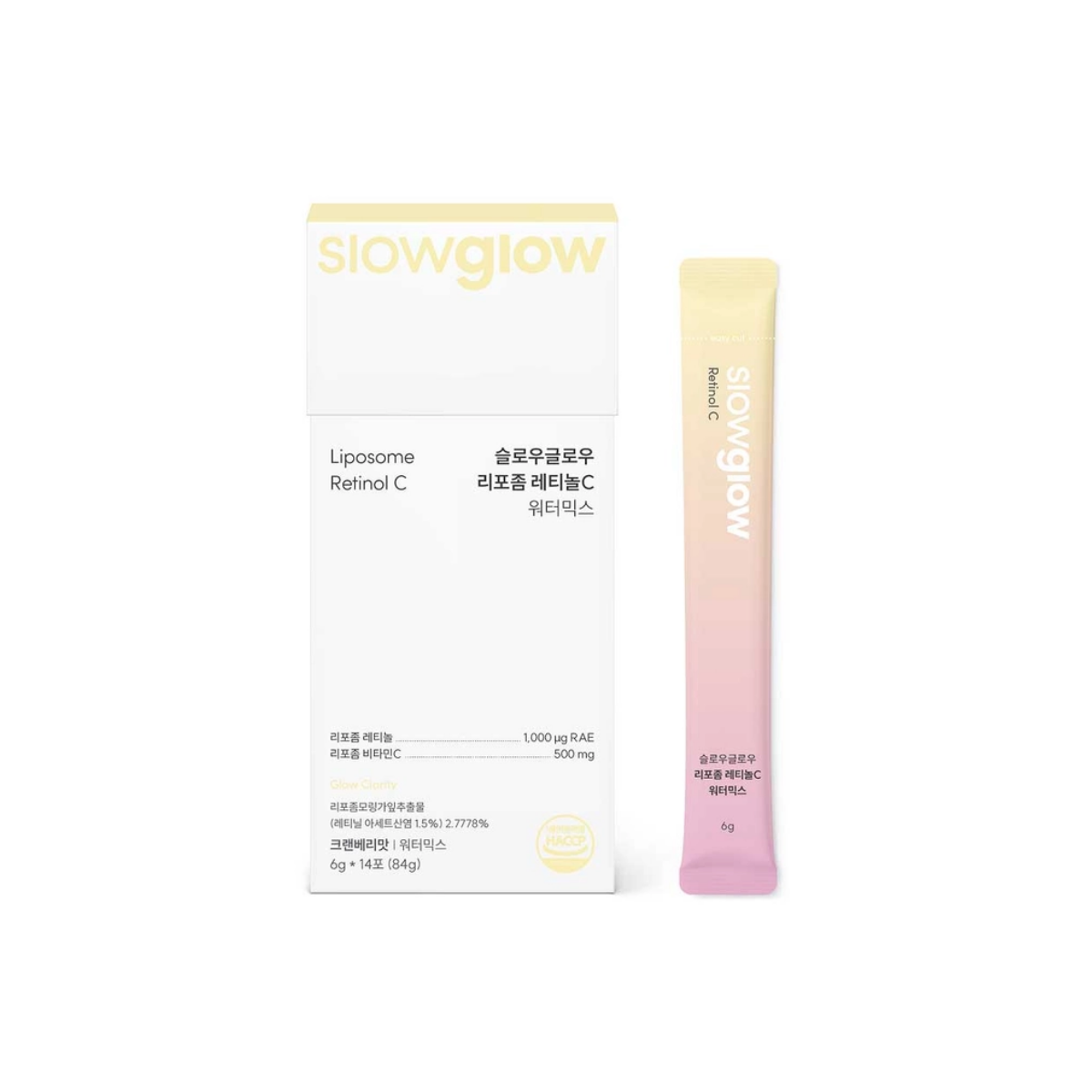 【Slowglow】 リポソームレチノールC ウォーターミックス（14包）