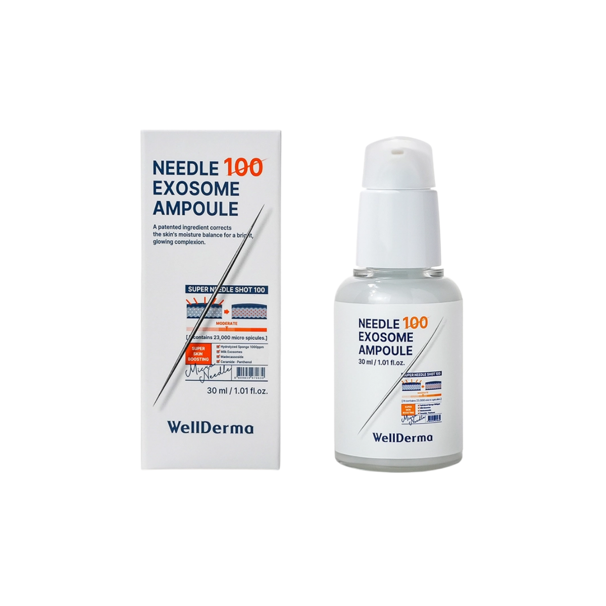 【Wellderma】 ニードル 100 エクソソーム アンプル（30ml）